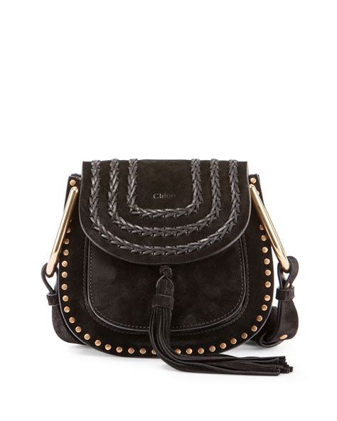 chloe hudson mini|Chloe Hudson Mini Suede Shoulder Bag .